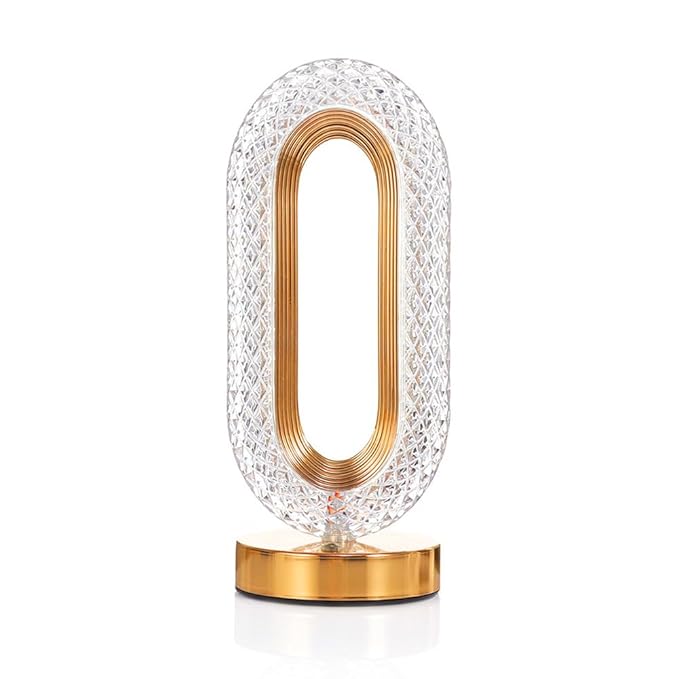 10.5 Inch Cordless Metal Desk Lamp, Touch Sensor Control | Unique Bazar