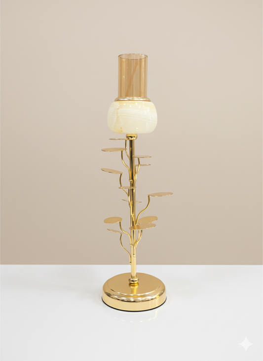 Unique Bazar: Diwali Gold Leaf Candle Holders (12 Pcs)