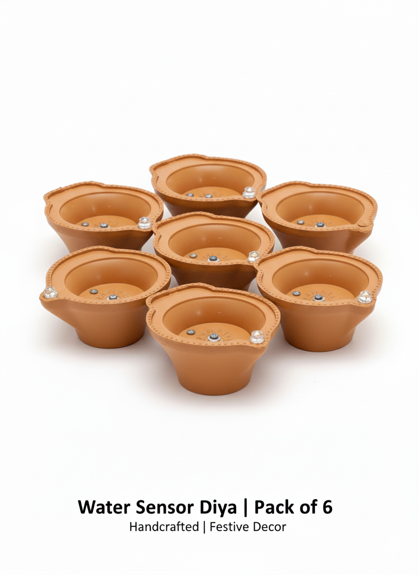 Water Sensor Diya Pack of 6