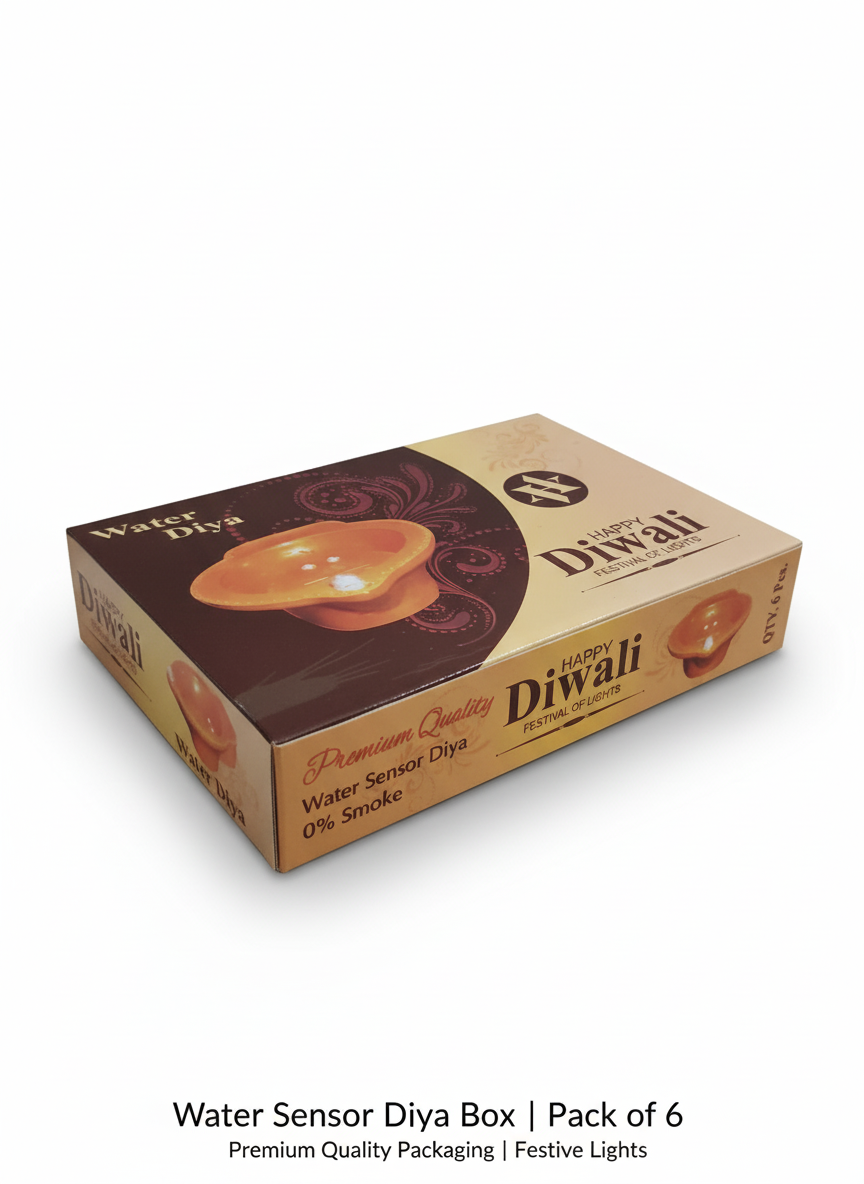 Water Sensor Diya Pack of 6
