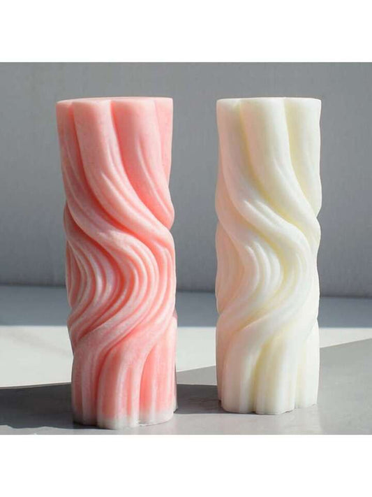 Unique Bazar: Fashion Pillar Candle - Artisanal Diwali Decor