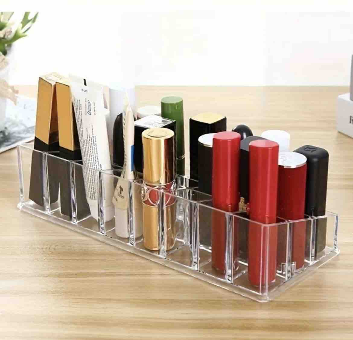 Grid Acrylic Lipstick Organizer - Unique Bazar