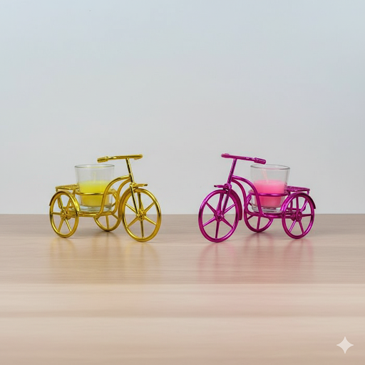 3.5 Inch Bicycle Tealight Holder | Unique Bazar