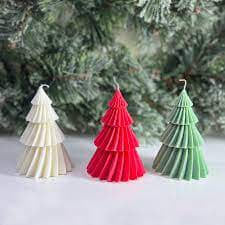 Unique Bazar: Handcrafted Small 3D Christmas Tree Decor