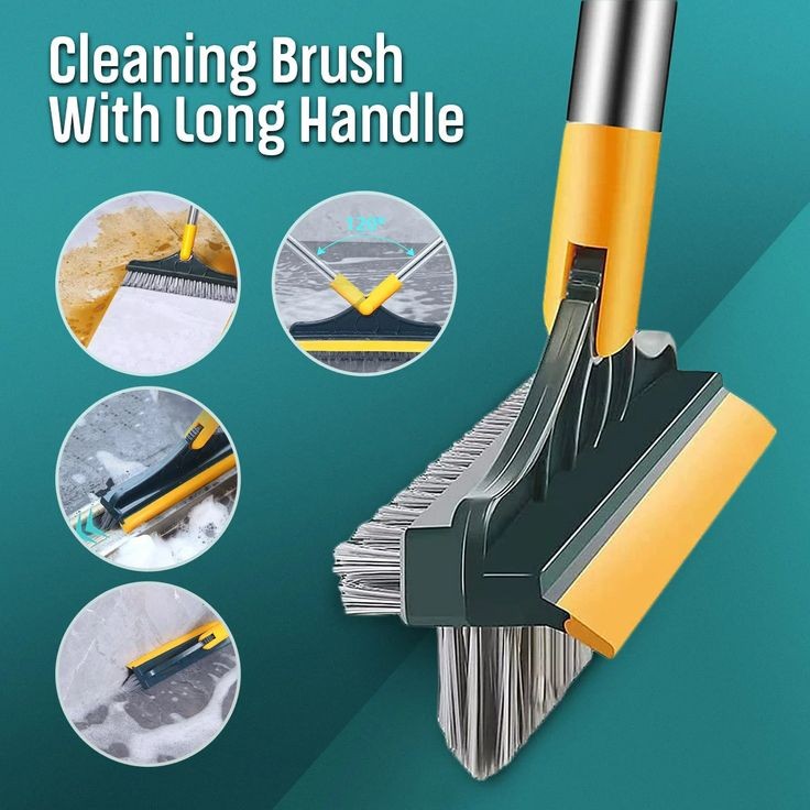 3in1 Multi Cleaning Mop Brush - Unique Bazar