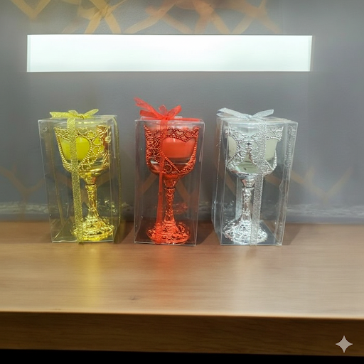 5 Inch Ornate Candle | Unique Bazar