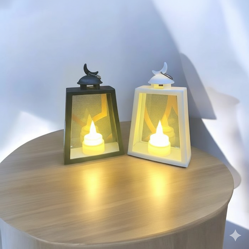 5.5 Inch Modern Decorative Led Lanterns | Unique Bazar