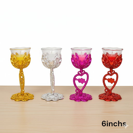 6 Inch Decorative Candle Holder | Unique Bazar