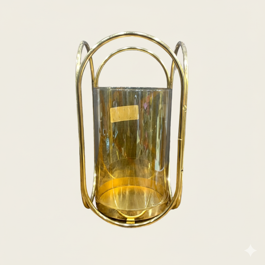 Artisanal Gold & Glass Holder | Unique Bazar