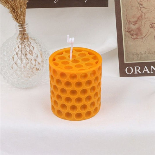 Unique Bazar: Artisanal Concave Candle | Diwali Decor