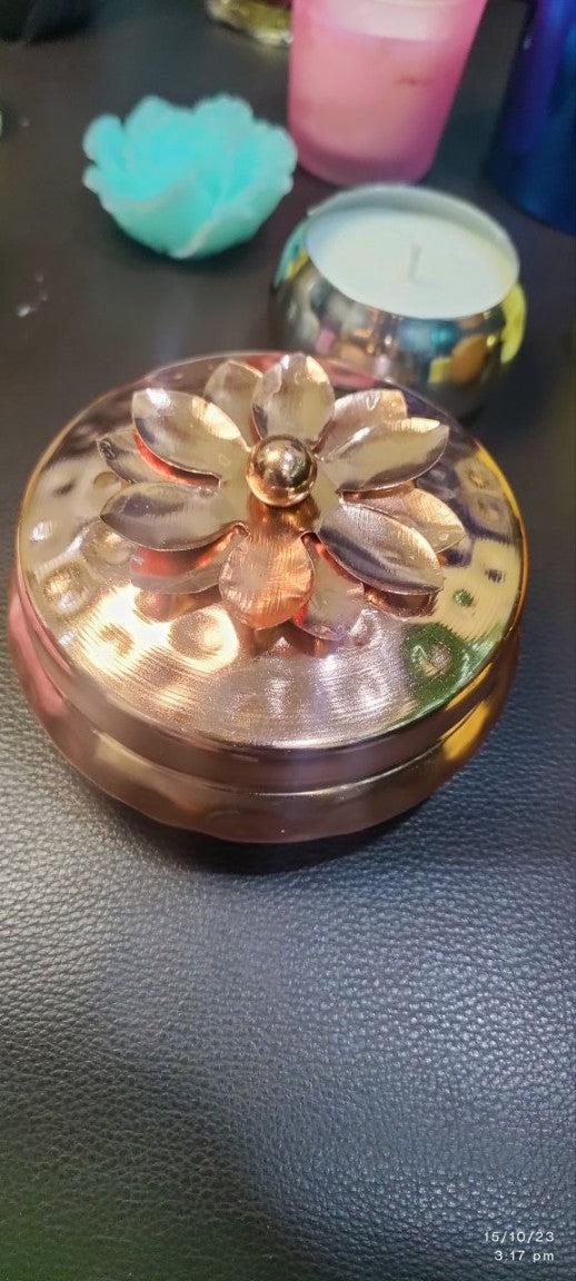 Unique Bazar: Copper Urli Scented Candle | Diwali Decor