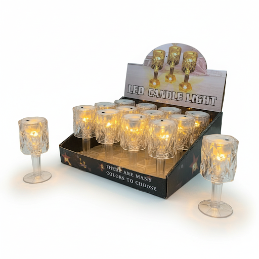 Decorative Led Candle Lights   4.5 Inch,12 Pcs Box | Unique Bazar