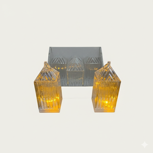 Decorative Led Lanterns   5.8 Inch, 6 Pcs Box | Unique Bazar