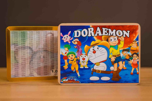 Doraemon Wooden Money Bank - Unique Bazar