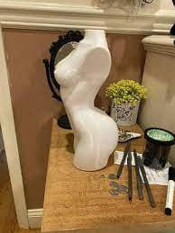 Unique Bazar: Big Female Body Candle | Home Decor