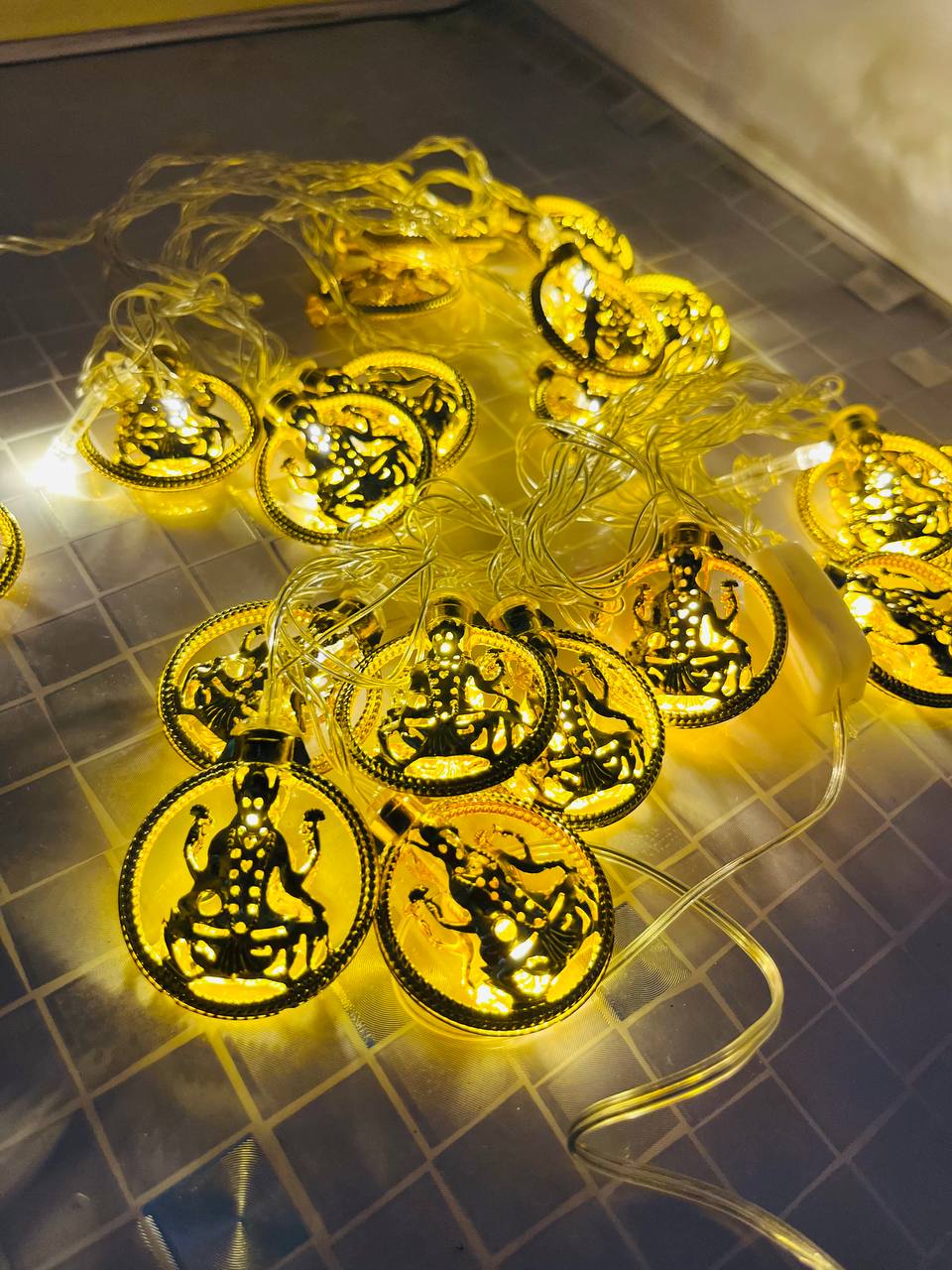 Golden Luxmi Ji LED Light - Unique Bazar