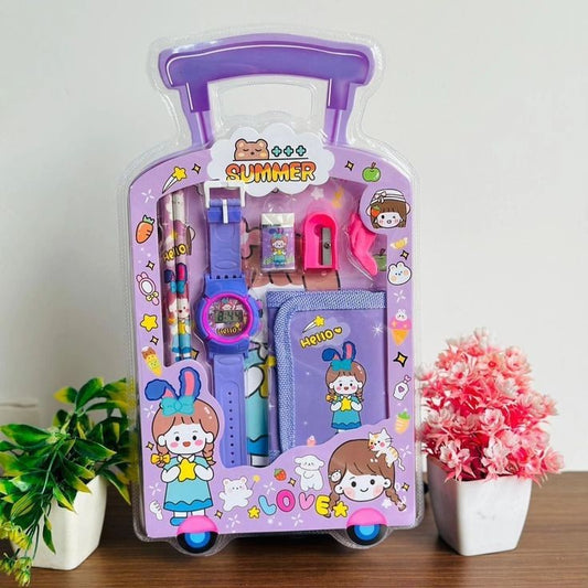 Unique Bazar Kids Trolly Stationary Set