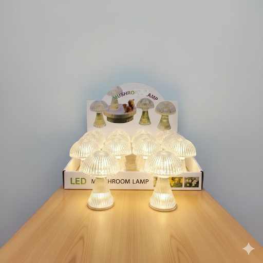 Led Mushroom Lamp (4 Inch) | Unique Bazar