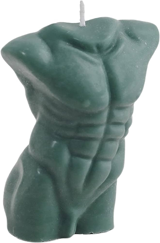 Unique Bazar: Male Body Wax Scented Candle, Big