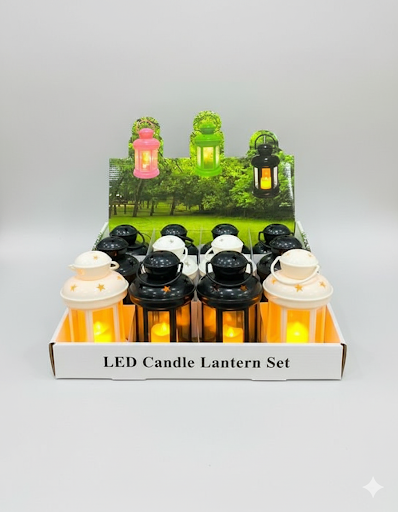 Mini Led Candle Lantern Set (6.5 Inches) | Unique Bazar
