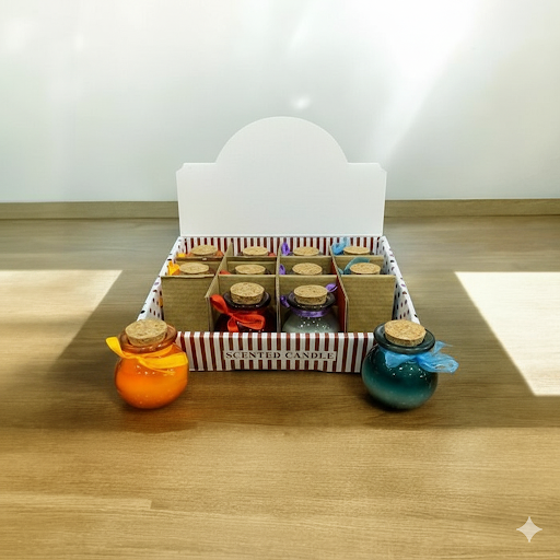 Mini Scented Cork Jar Candles (2.5 Inch) | Unique Bazar