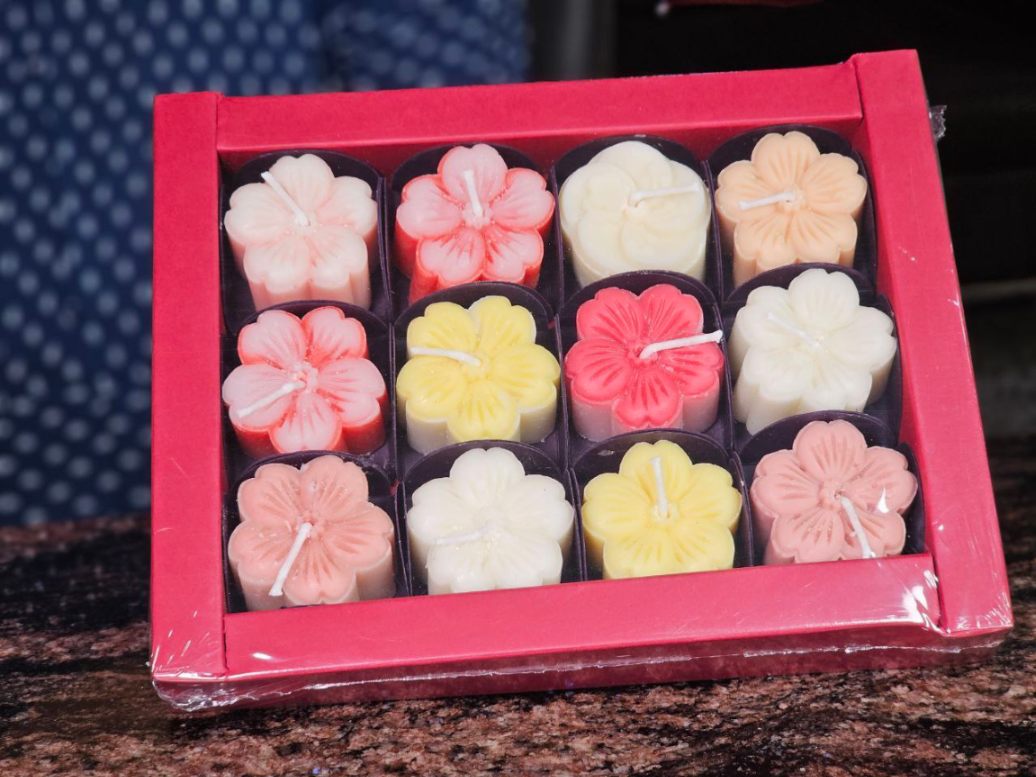 Unique Bazar: Handcrafted Moon Cup Cake Diwali Candle