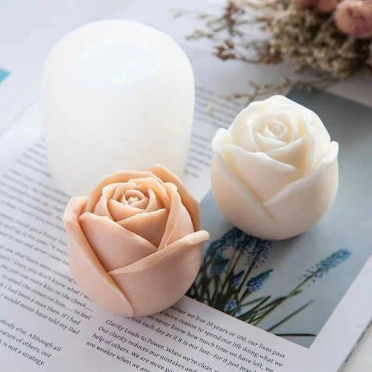 Artisanal Rose Bud Candle | Unique Bazar Diwali
