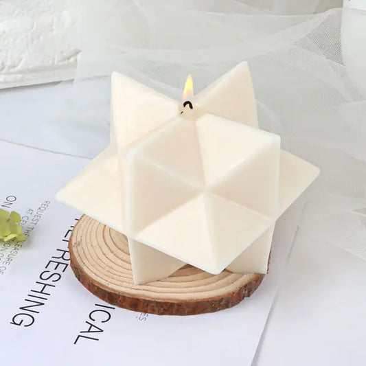 Unique Bazar: Star Scented Candle | Handcrafted Diwali Decor