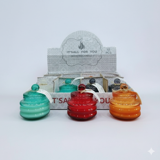 Scented Jar Candles (3.2 Inch) | Unique Bazar