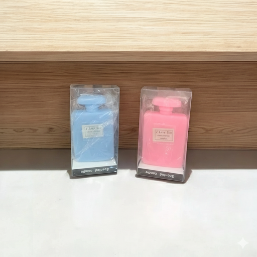 Scented Perfume Bottle Candle 24 Pcs Box, 5 Inch | Unique Bazar