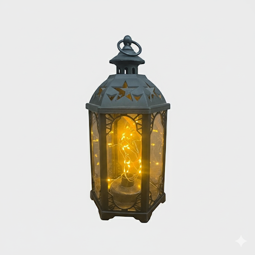Star Cutout Led Lantern With Fairy Lights   12. | Unique Bazar