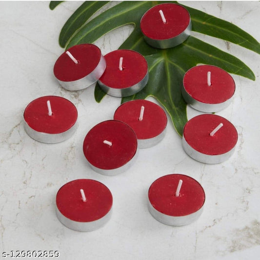 Unique Bazar: Handcrafted Diwali Tea Light Candles 10 Pcs