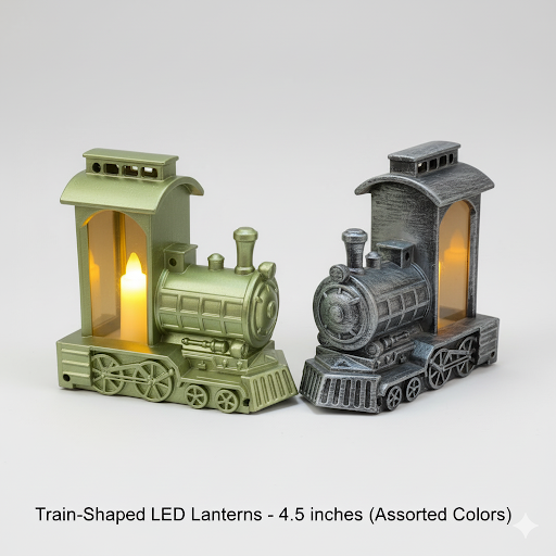 Train Shaped Led Lanterns   4.5 Inches | Unique Bazar