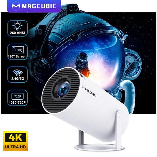Ultra HD Metallic Projector - Unique Bazar