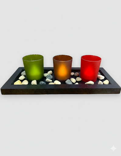 Unique Led Candle Set Of 3 (3 Inch) | Unique Bazar