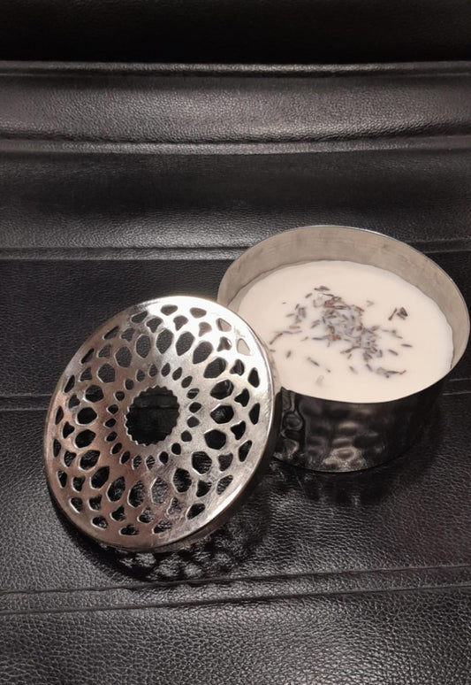 Metal Glazing Scented Jar Candle