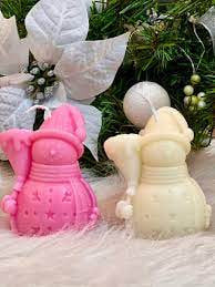 Unique Bazar: Handcrafted Snow Men Candle 2