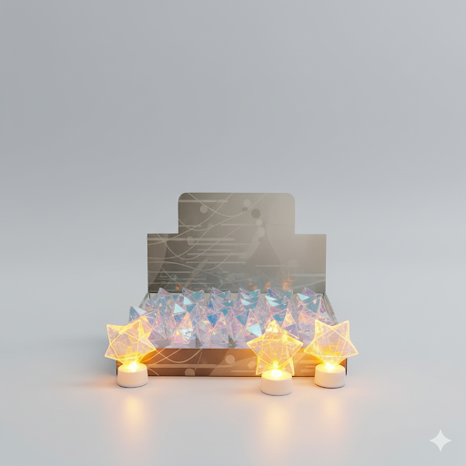 Star Shaped Led Candle Lights | Unique Bazar