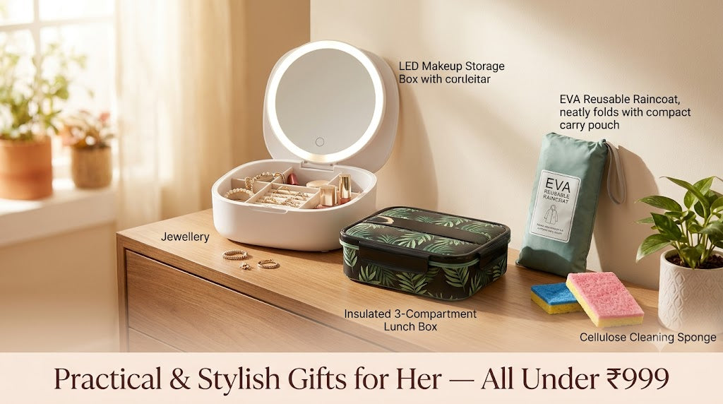 Best Gifts for Her Under ₹999 — Practical, Stylish & Delivered Fast