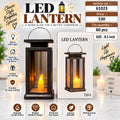 Decorative LED Lantern Pack of 3