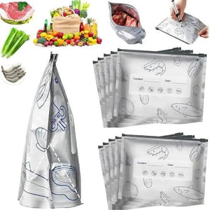 10 pcs Reusable Aluminum Foil Bag Food Storage