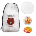 100 pcs Plastic Bags Food Cover