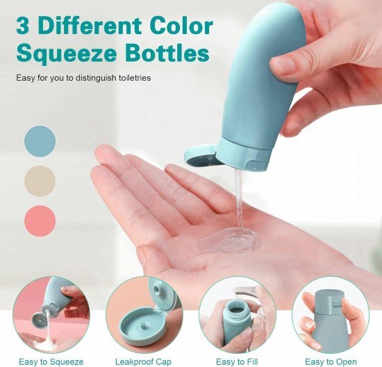 11 PCS Travel Bottle Set