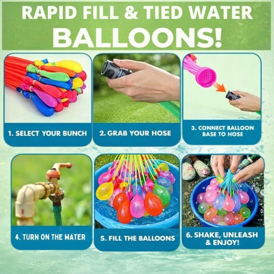 111 Holi Water Balloons
