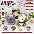 Floral Print Scented Candle Pack of 6