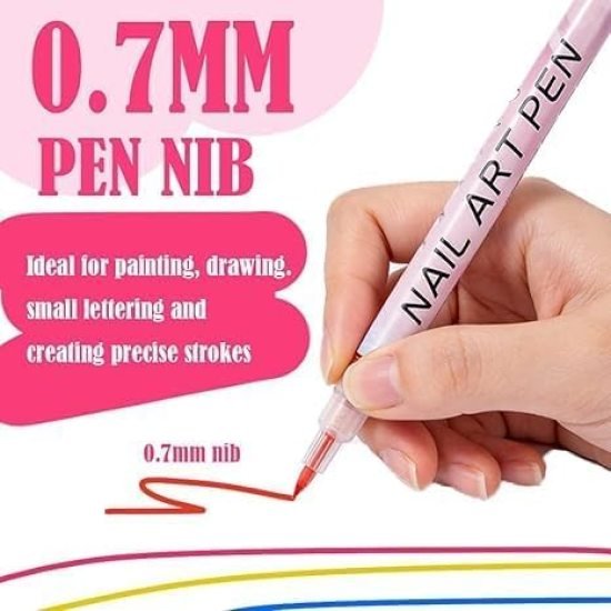12 Color Nail Art Maker Pen