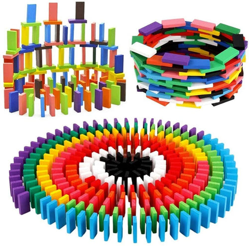 120 pcs Wooden Domino Game