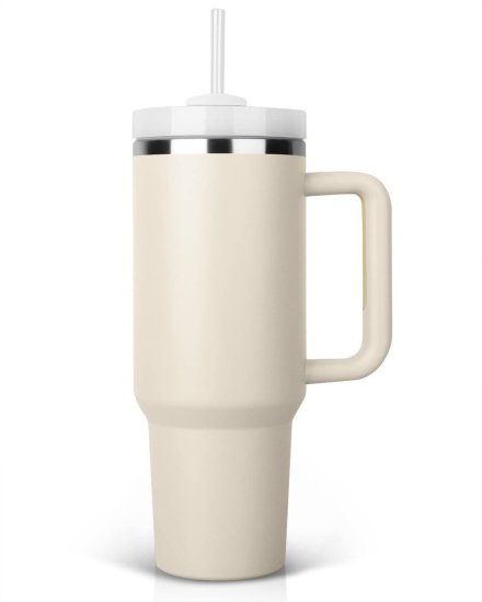 1200ml Tumbler with Lid and Straw