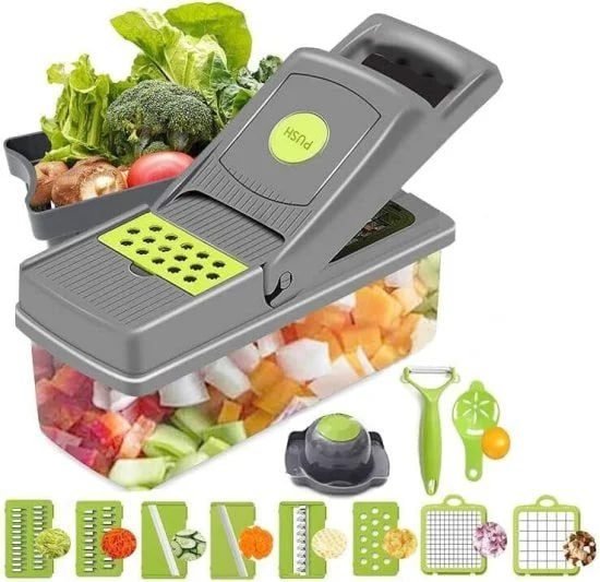 14 In 1 Chopper Nicer Veggie Slicer Dicer - 1334