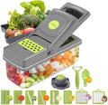 14 In 1 Chopper Nicer Veggie Slicer Dicer - 1334